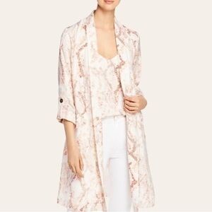 Cupcakes & Cashmere Snake Print Tie Waist Cardigan